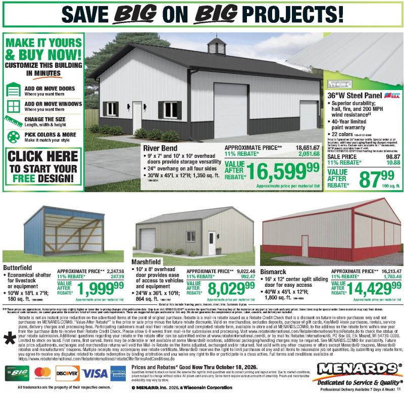 MENARDS weekly ad Oct 7 – Oct 19, 2026 – page 15