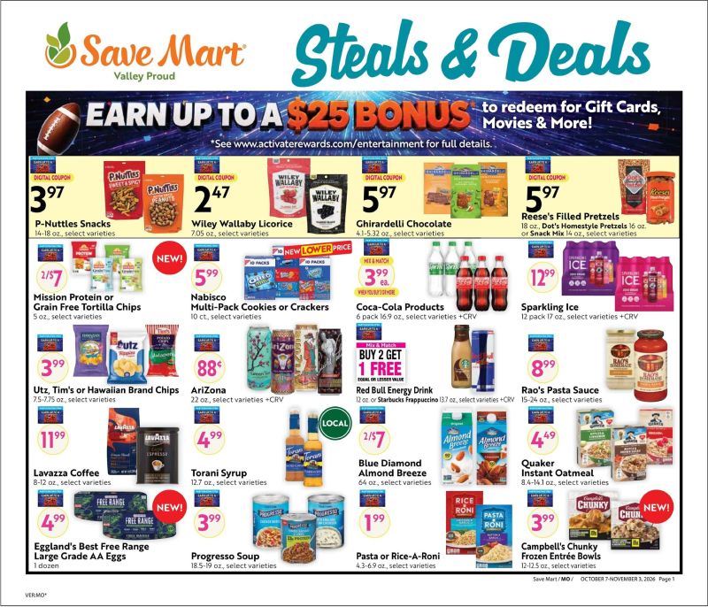 SAVE MART weekly ad Oct 7 – Nov 4, 2026 – page 1