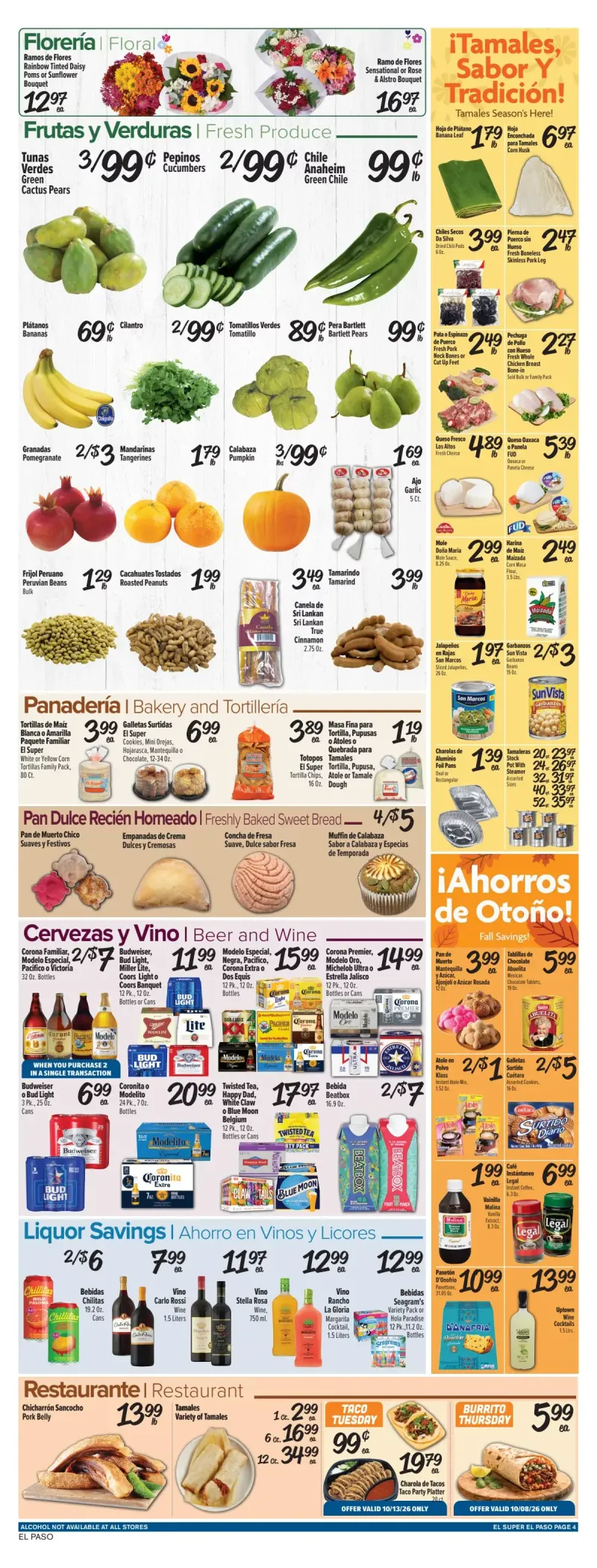 EL SUPER weekly ad Oct 7 – Oct 13, 2026 – page 4