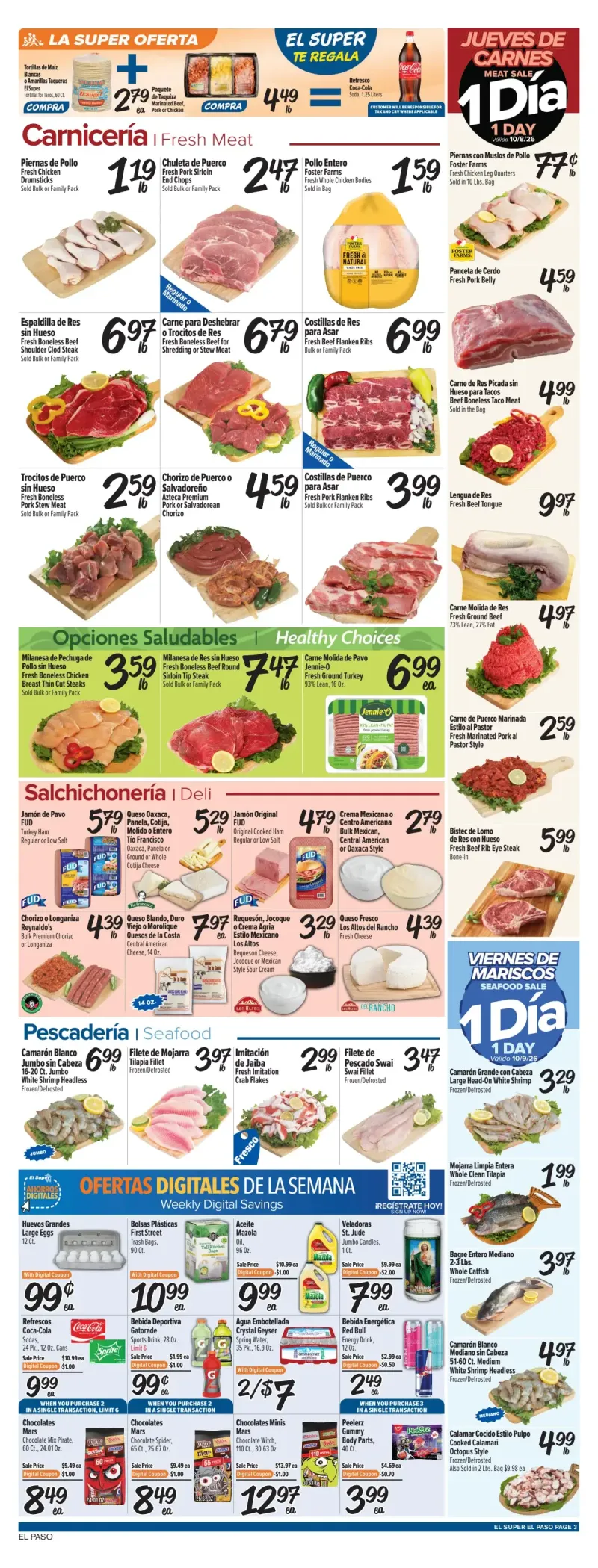 EL SUPER weekly ad Oct 7 – Oct 13, 2026 – page 3