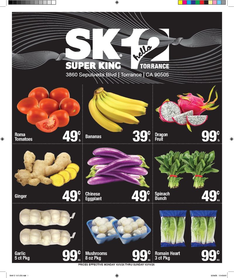 SUPER KING weekly ad Oct 5 – Oct 11, 2026 – page 1
