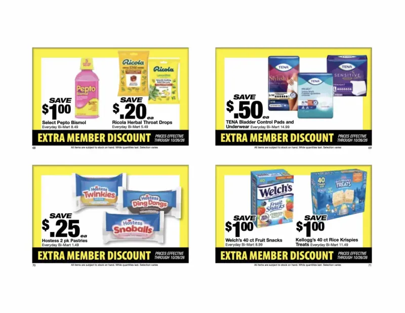 BI-MART weekly ad Oct 12 – Nov 14, 2026 – page 19