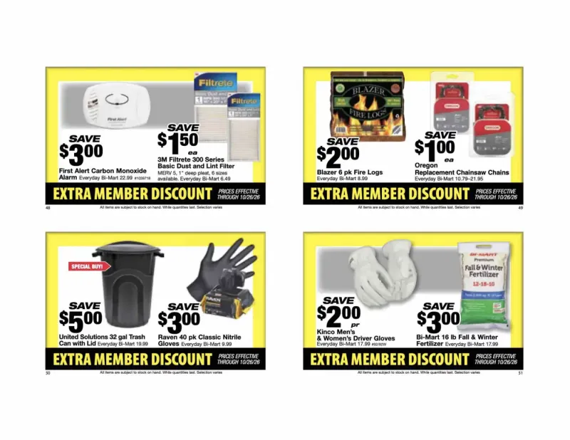 BI-MART weekly ad Oct 12 – Nov 14, 2026 – page 14
