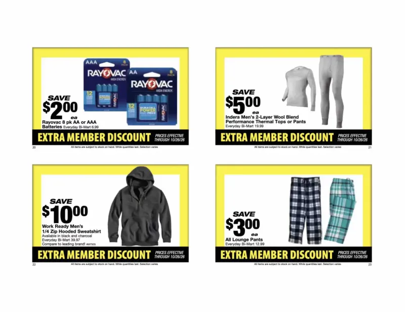 BI-MART weekly ad Oct 12 – Nov 14, 2026 – page 7