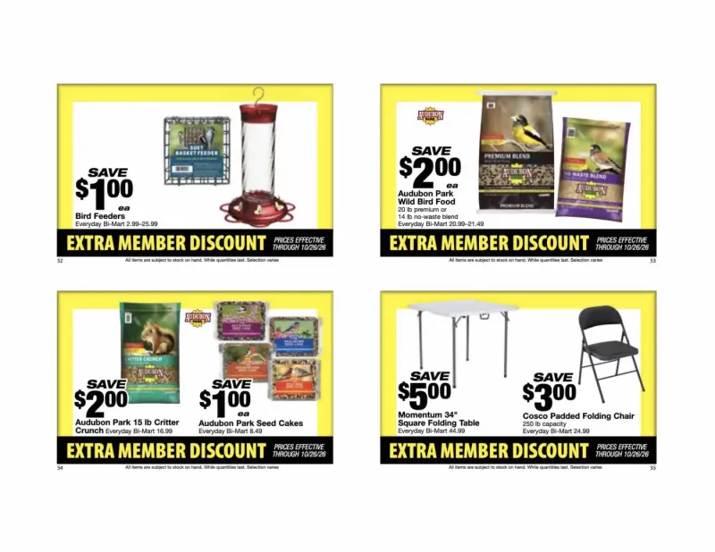 BI-MART weekly ad Oct 12 – Nov 14, 2026 – page 15