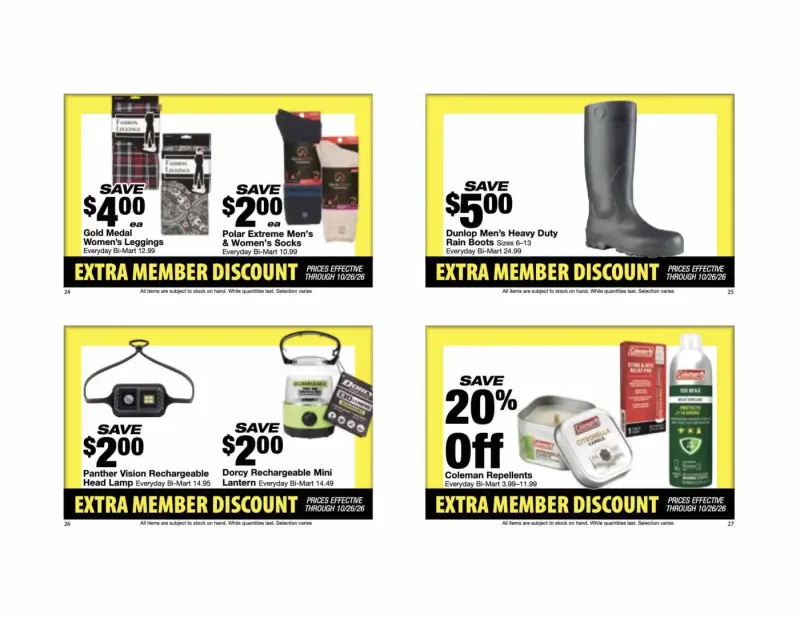BI-MART weekly ad Oct 12 – Nov 14, 2026 – page 8