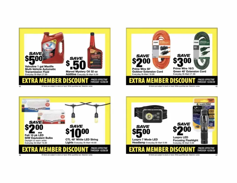 BI-MART weekly ad Oct 12 – Nov 14, 2026 – page 13