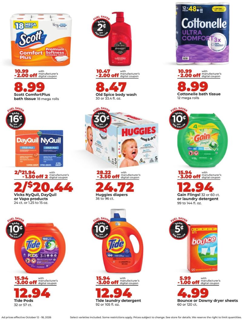 HYVEE weekly ad Oct 12 – Oct 19, 2026 – page 8