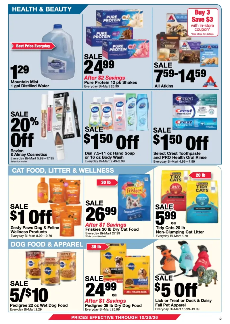 BI-MART weekly ad Oct 13 – Nov 15, 2026 – page 5