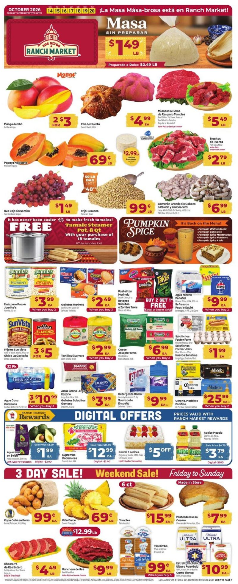 CARDENAS weekly ad Oct 14 – Oct 21, 2026 – page 1