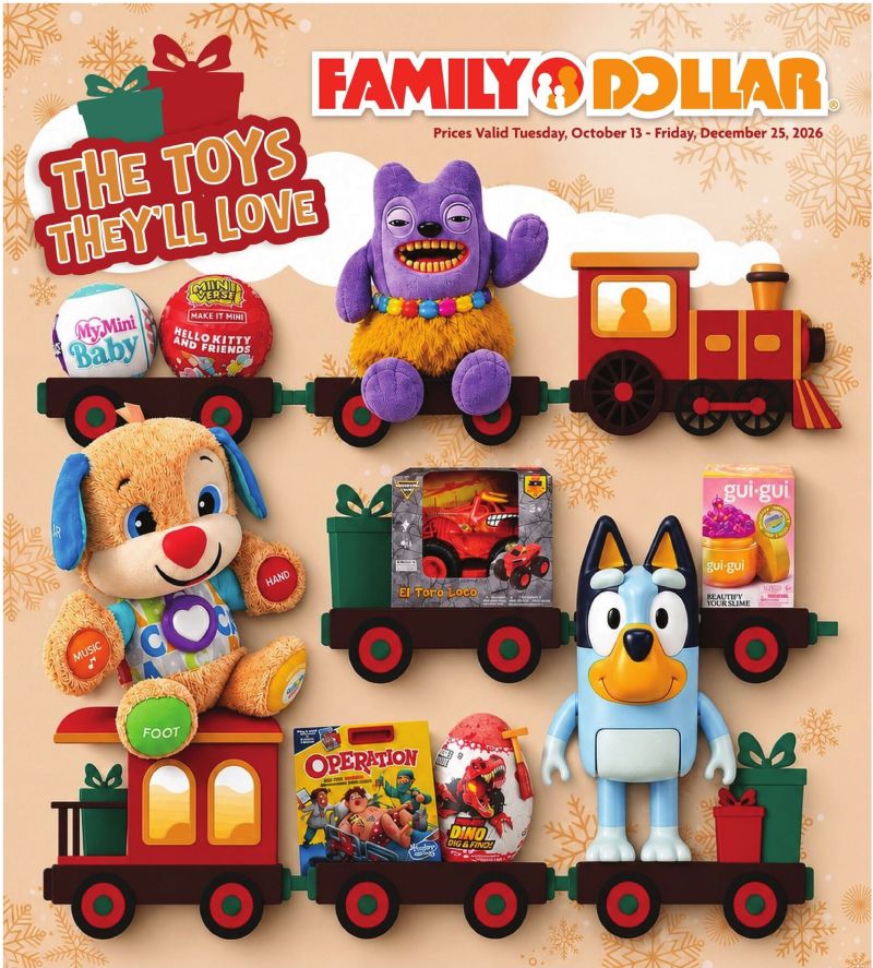 FAMILY DOLLAR weekly ad Oct 13 – Dec 26, 2026 – page 1