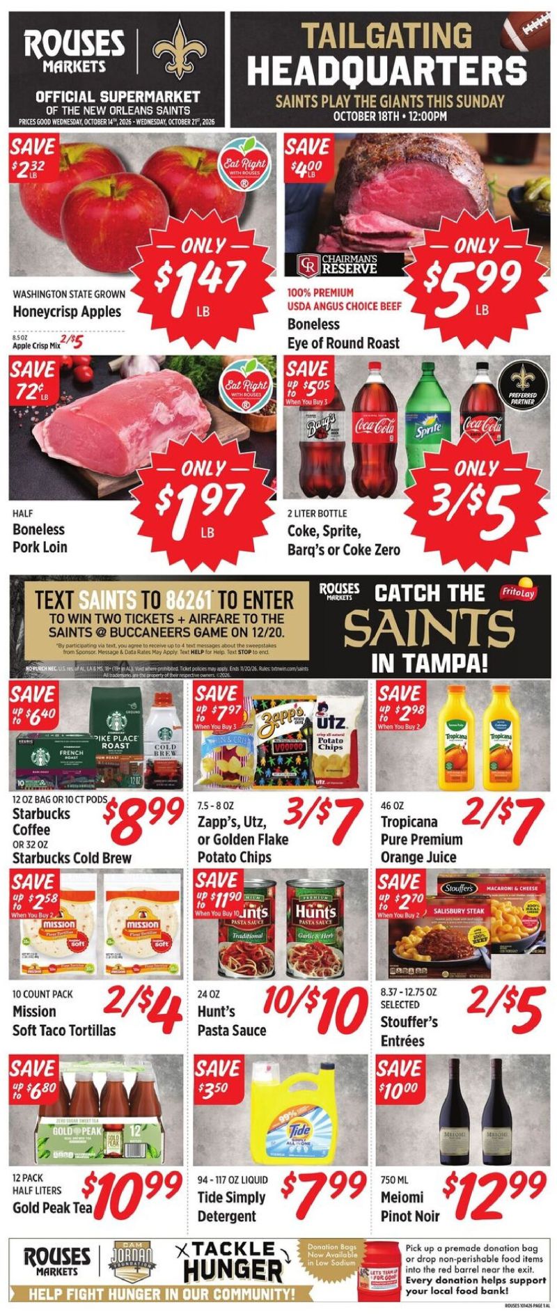 ROUSES weekly ad Oct 14 – Oct 22, 2026 – page 1