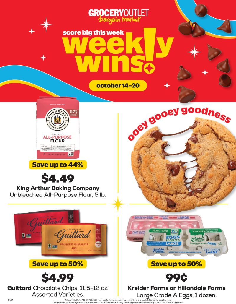 GROCERY OUTLET weekly ad Oct 14 – Oct 21, 2026 – page 1