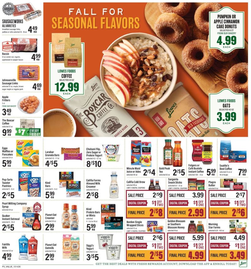 LOWES FOODS weekly ad Oct 14 – Oct 21, 2026 – page 3