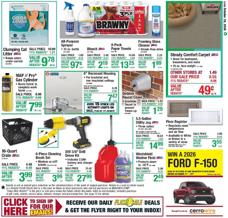 MENARDS weekly ad Oct 14 – Oct 26, 2026 – page 23