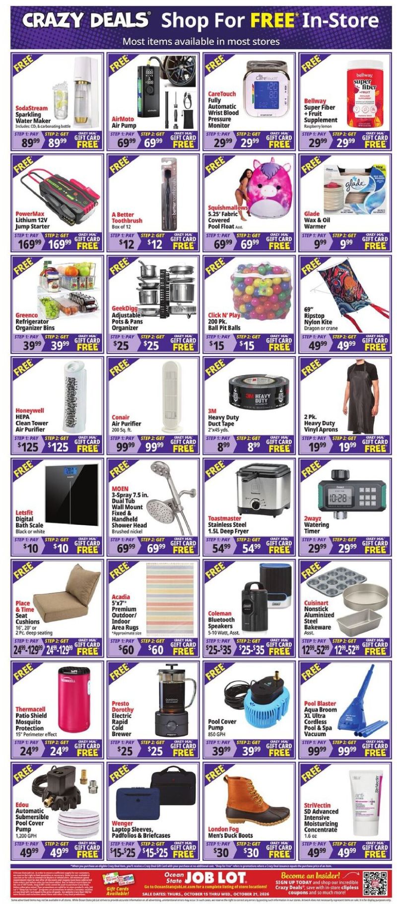 OCEAN STATE JOB LOT weekly ad Oct 15 – Oct 22, 2026 – page 18