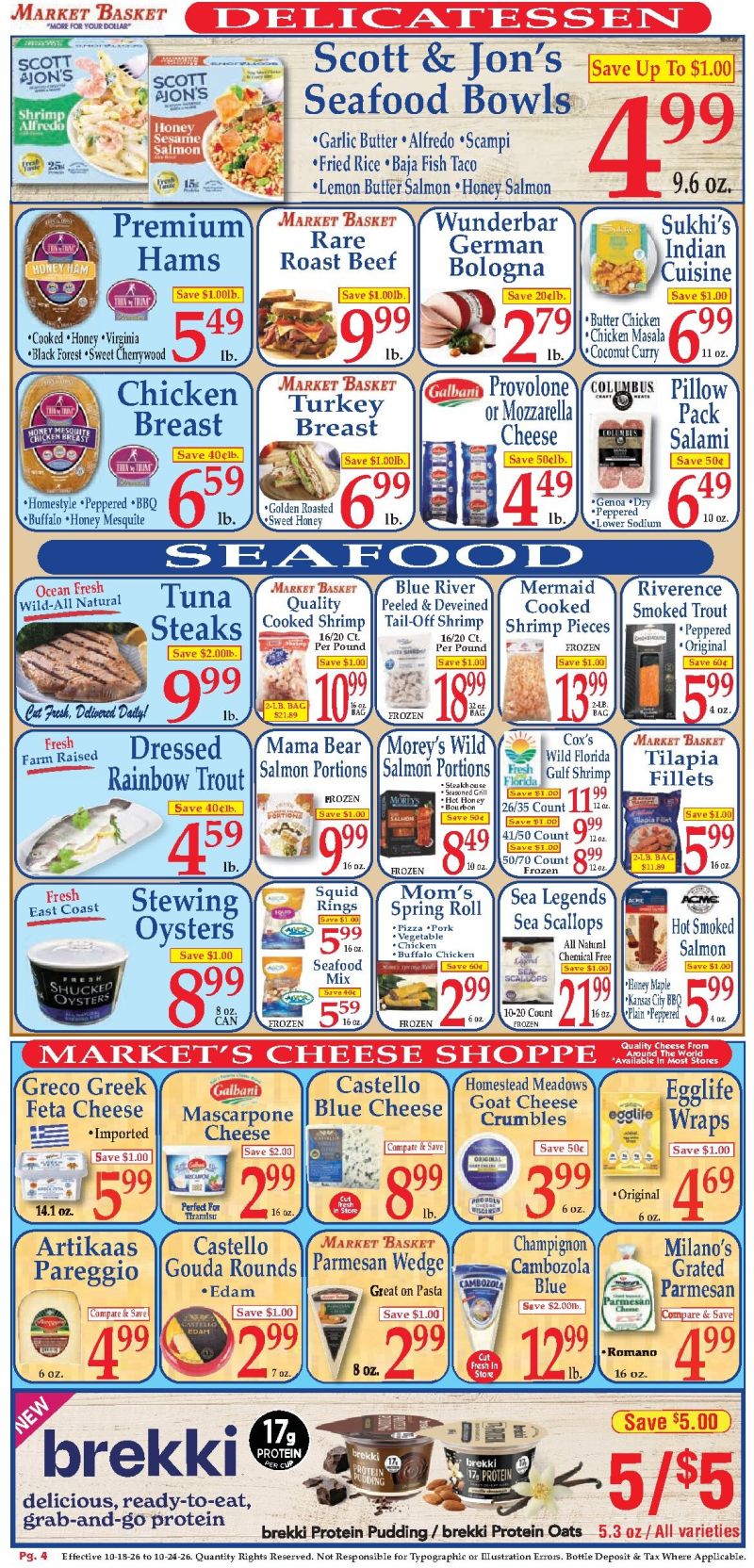 MARKET BASKET weekly ad Oct 19 – Oct 24, 2026 – page 4