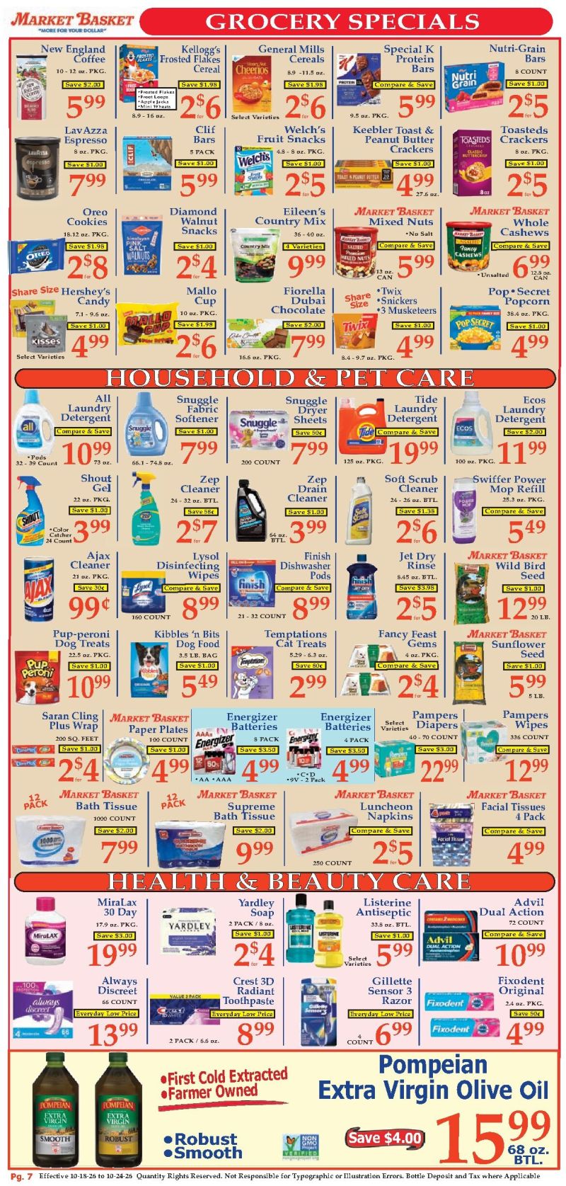 MARKET BASKET weekly ad Oct 19 – Oct 24, 2026 – page 7