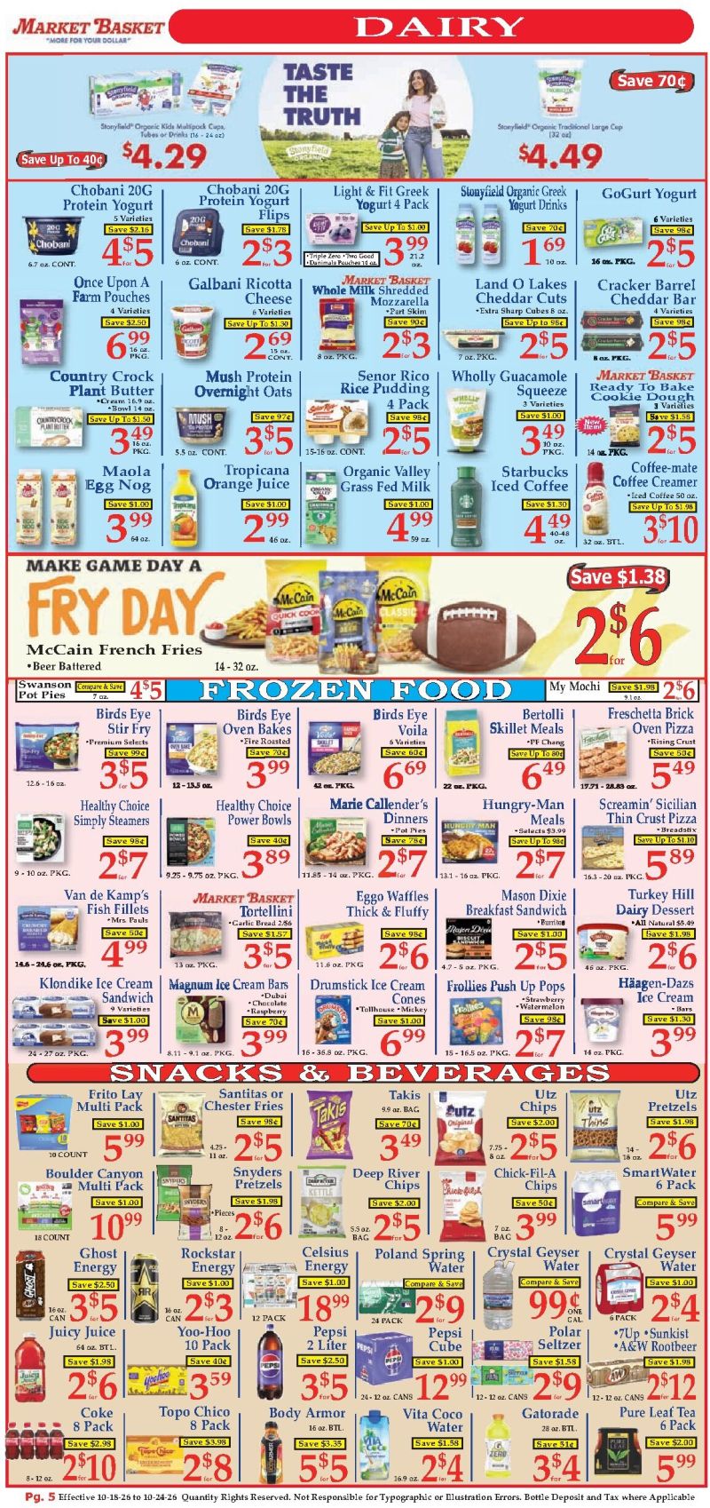 MARKET BASKET weekly ad Oct 19 – Oct 24, 2026 – page 5