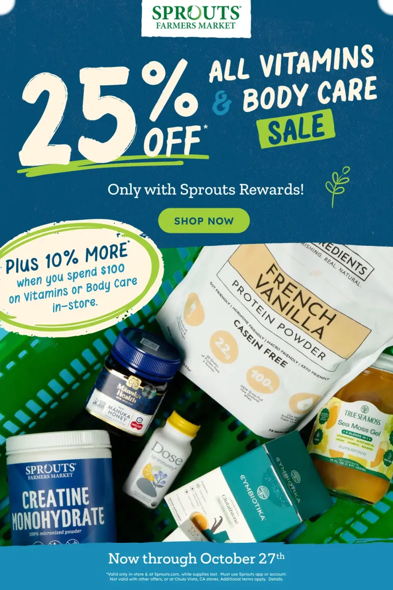 SPROUTS weekly ad Oct 21 – Oct 28, 2026 – page 1