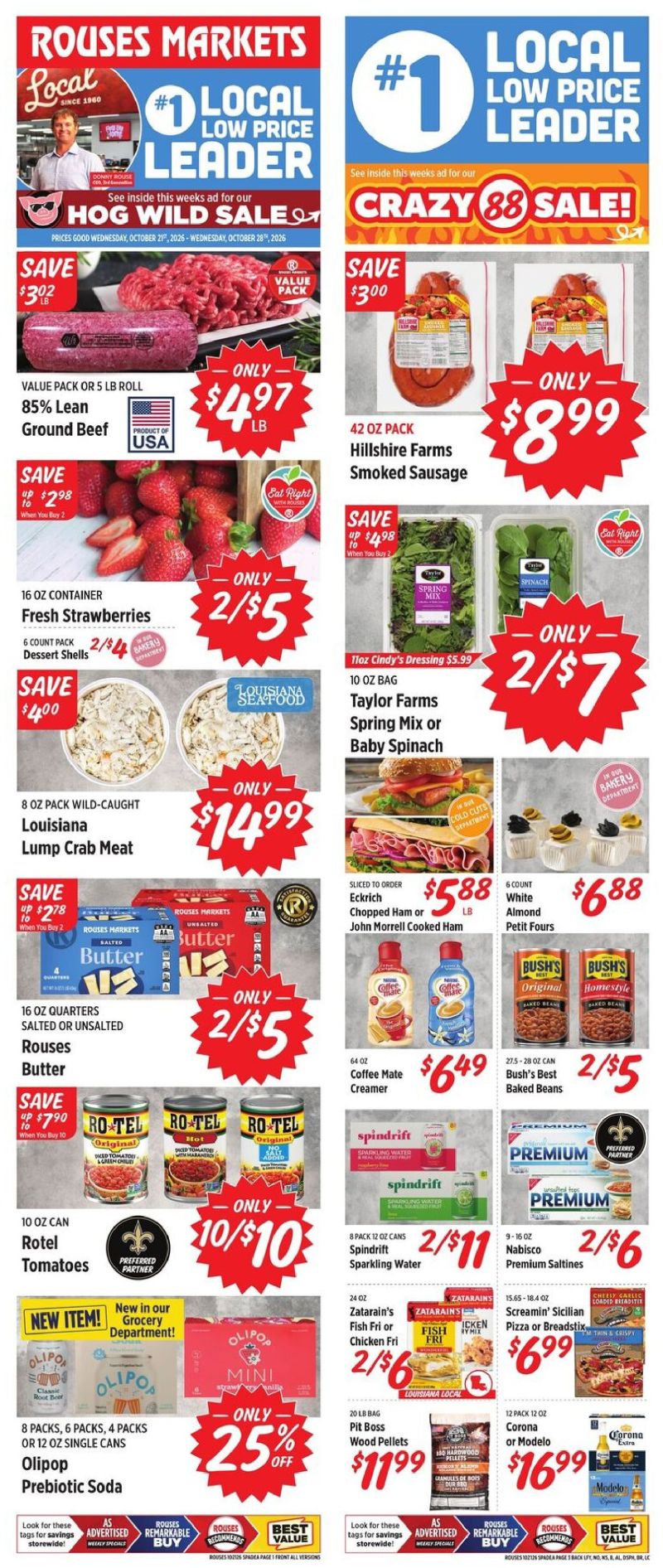 ROUSES weekly ad Oct 21 – Oct 28, 2026 – page 1