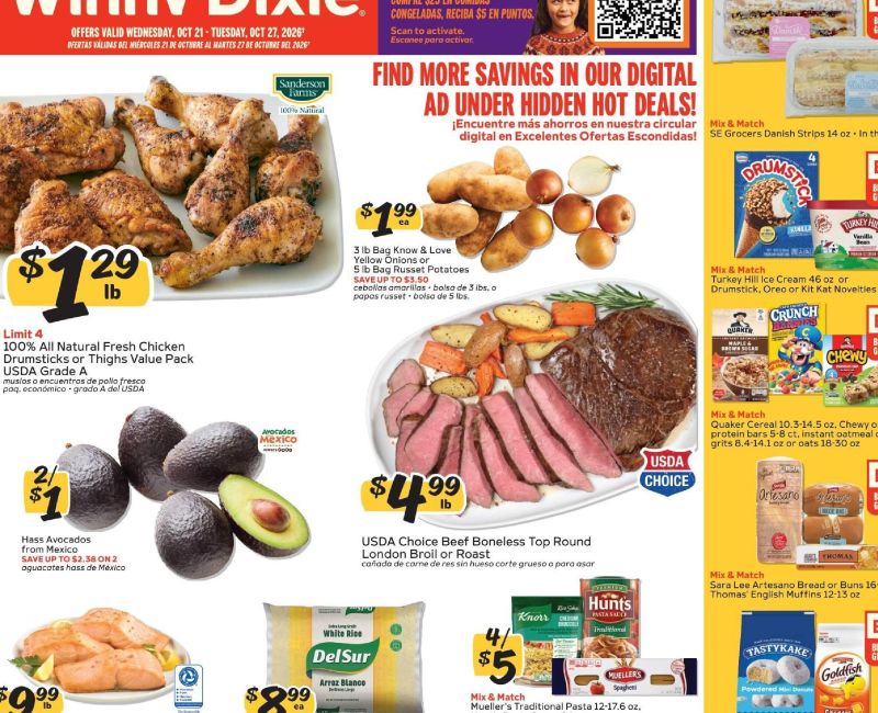 WINN DIXIE weekly ad Oct 21 – Oct 28, 2026 – page 1