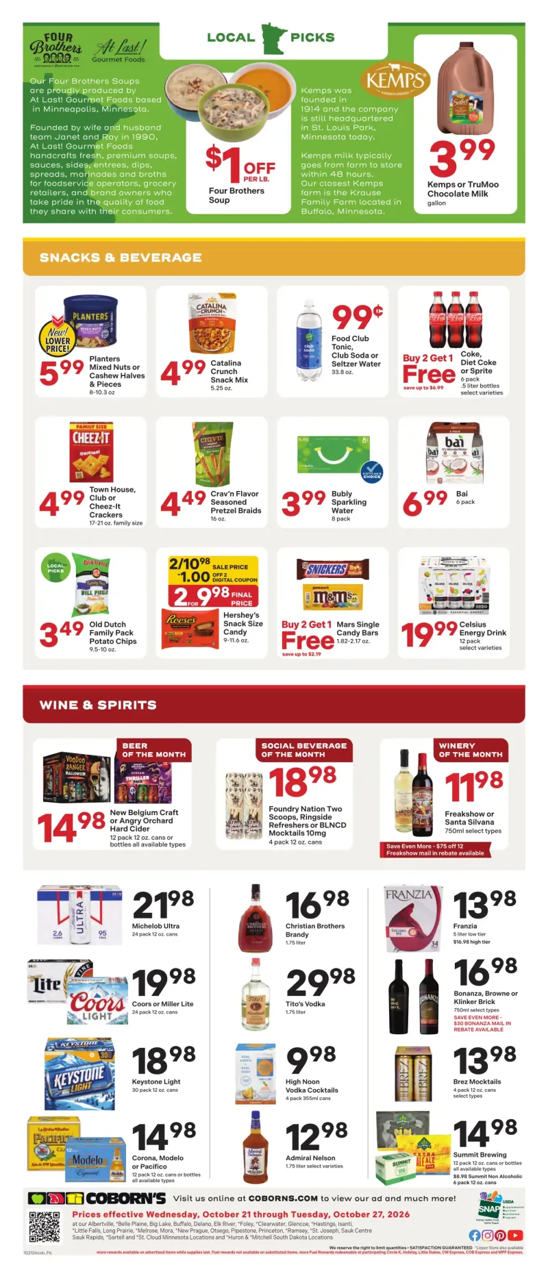 COBORN'S weekly ad Oct 21 – Oct 28, 2026 – page 6