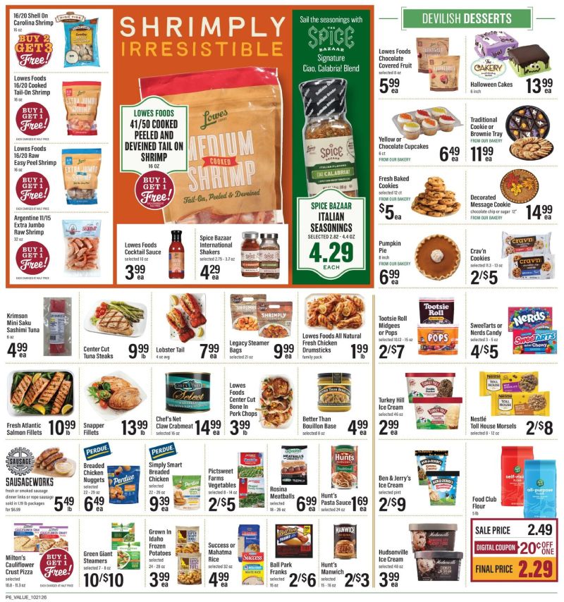 LOWES FOODS weekly ad Oct 21 – Oct 28, 2026 – page 8