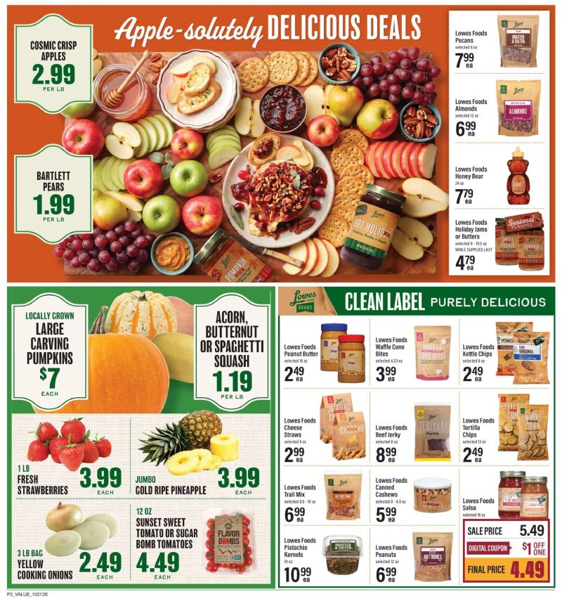 LOWES FOODS weekly ad Oct 21 – Oct 28, 2026 – page 2