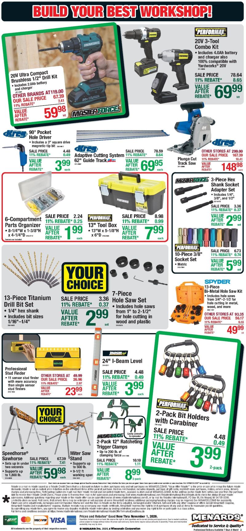 MENARDS weekly ad Oct 21 – Nov 2, 2026 – page 3