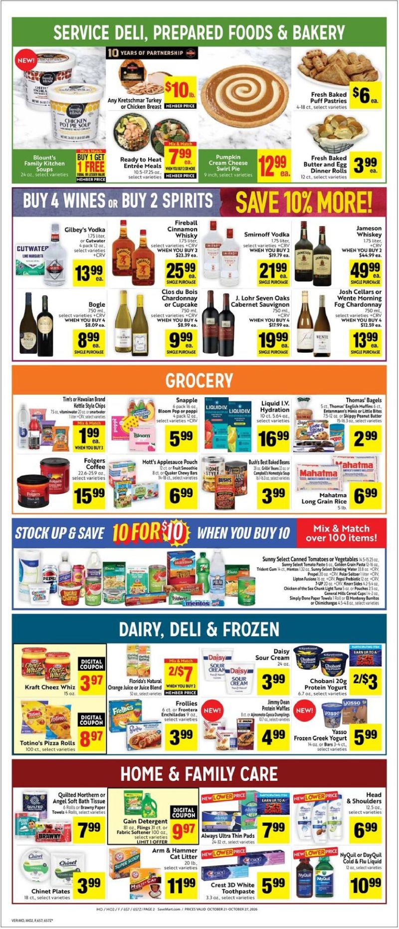 SAVE MART weekly ad Oct 21 – Oct 28, 2026 – page 2