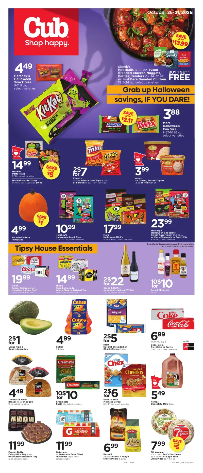 CUB FOODS weekly ad Oct 25 – Nov 1, 2026 – page 1