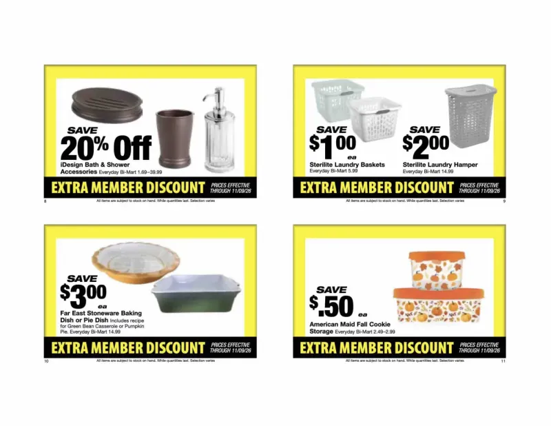 BI-MART weekly ad Oct 26 – Nov 28, 2026 – page 4