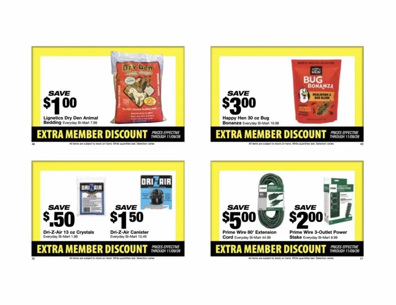 BI-MART weekly ad Oct 26 – Nov 28, 2026 – page 14