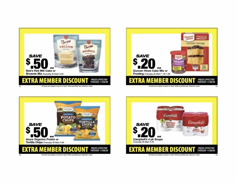 BI-MART weekly ad Oct 26 – Nov 28, 2026 – page 20
