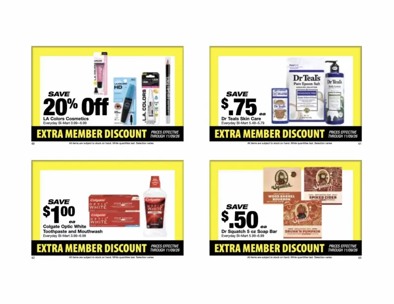 BI-MART weekly ad Oct 26 – Nov 28, 2026 – page 17