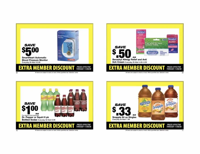 BI-MART weekly ad Oct 26 – Nov 28, 2026 – page 19