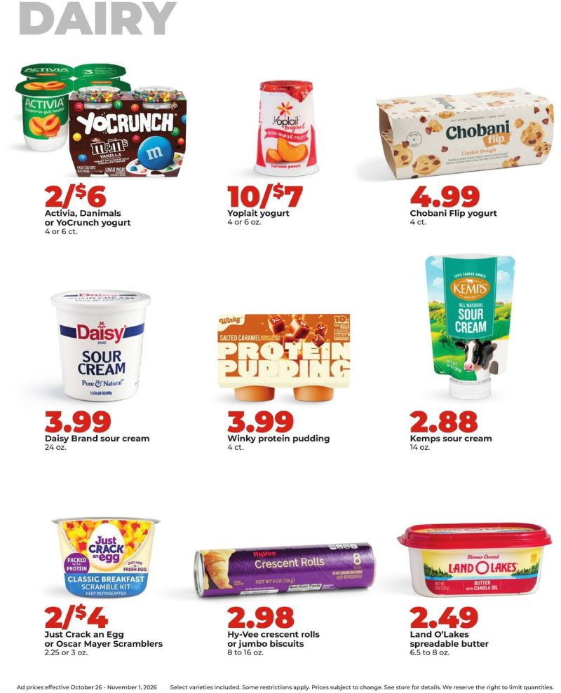 HYVEE weekly ad Oct 26 – Nov 2, 2026 – page 34