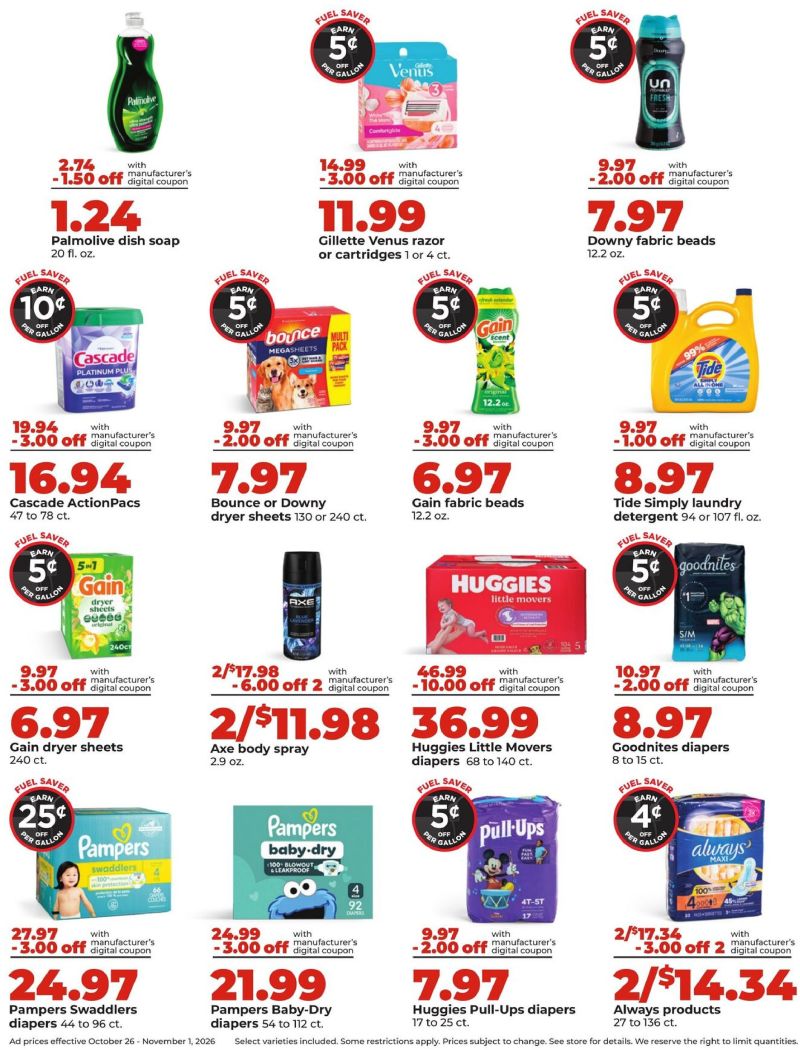 HYVEE weekly ad Oct 26 – Nov 2, 2026 – page 11