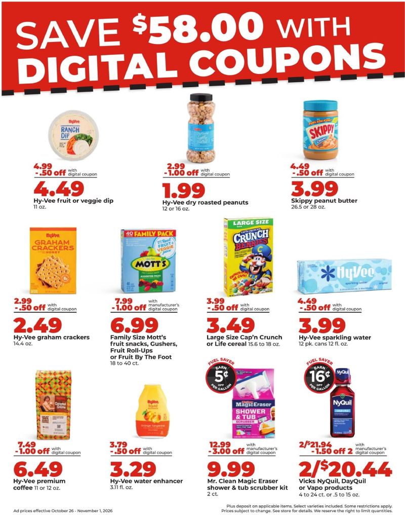 HYVEE weekly ad Oct 26 – Nov 2, 2026 – page 10