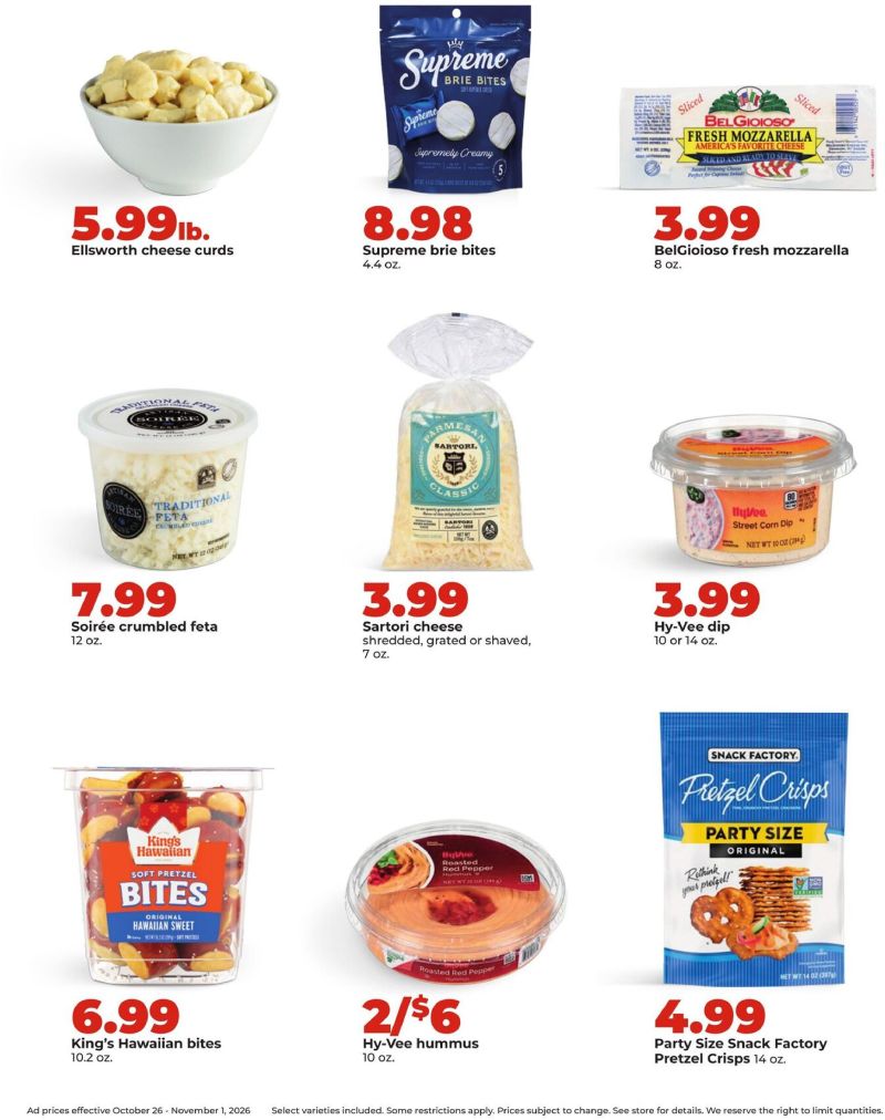 HYVEE weekly ad Oct 26 – Nov 2, 2026 – page 22