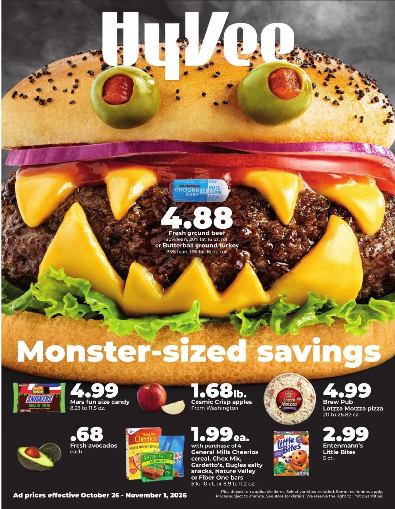HYVEE weekly ad Oct 26 – Nov 2, 2026 – page 1
