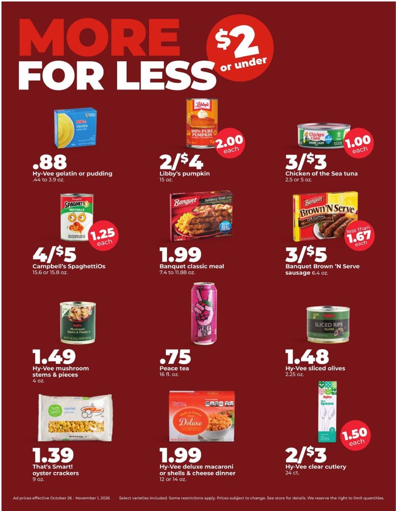 HYVEE weekly ad Oct 26 – Nov 2, 2026 – page 6