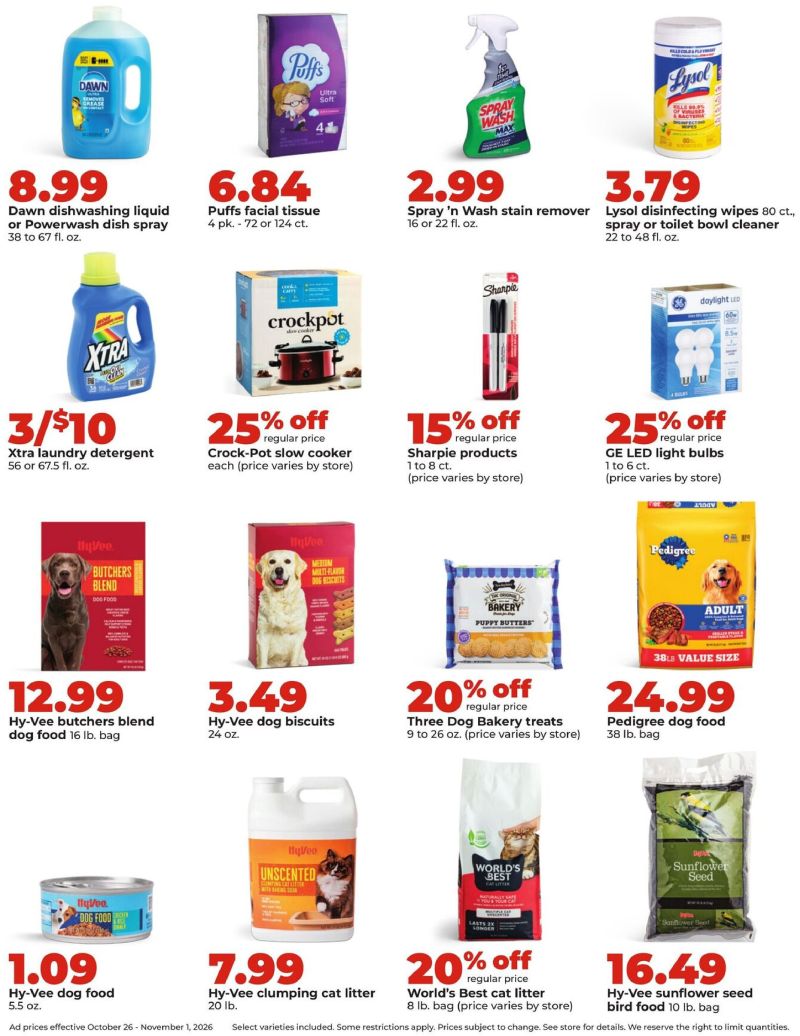 HYVEE weekly ad Oct 26 – Nov 2, 2026 – page 43