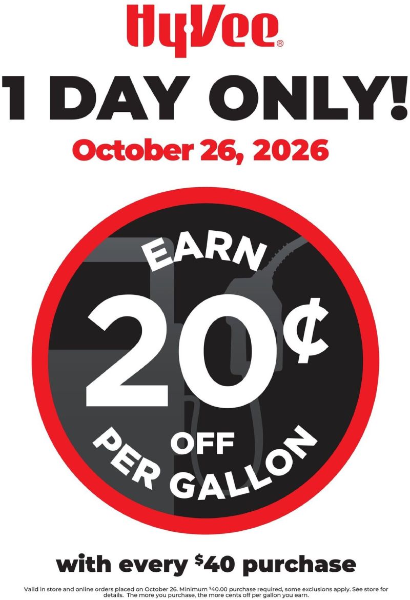 HYVEE weekly ad Oct 26 – Oct 27, 2026 – page 1