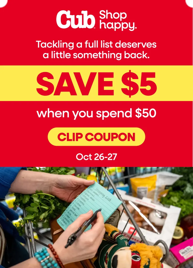 CUB FOODS weekly ad Oct 25 – Nov 1, 2026 – page 1