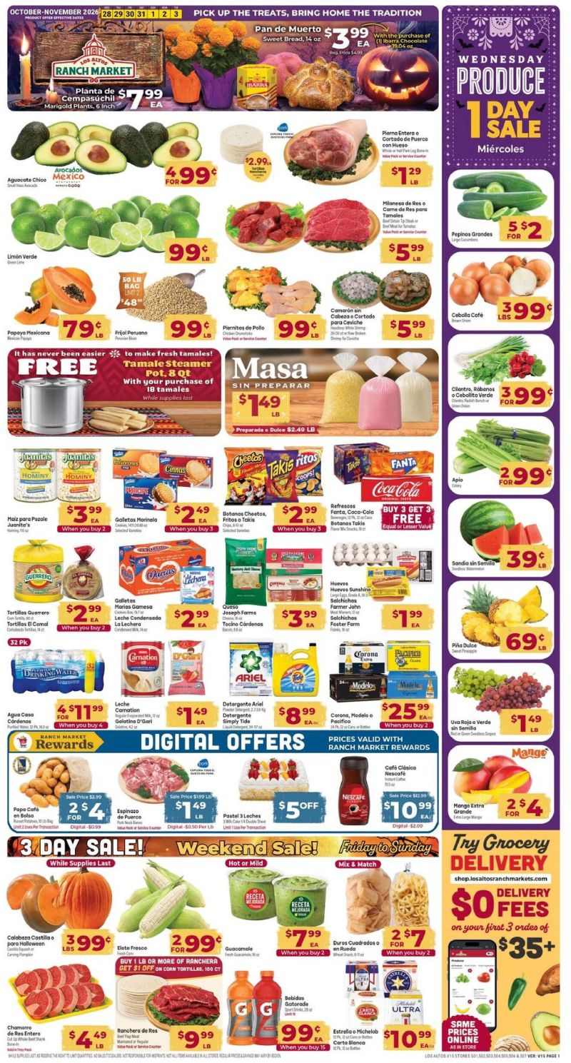 CARDENAS weekly ad Oct 28 – Nov 4, 2026 – page 1