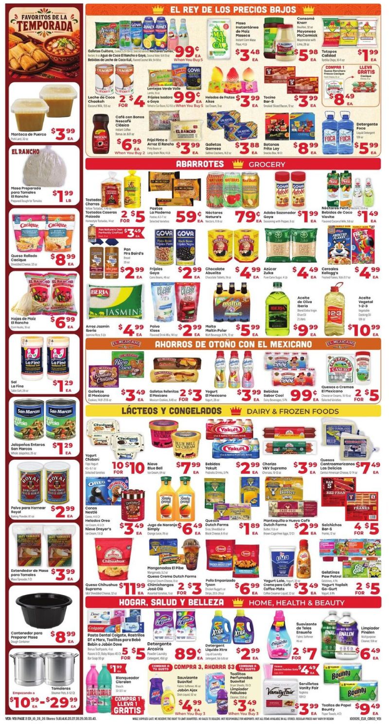 EL RANCHO weekly ad Oct 28 – Nov 4, 2026 – page 2