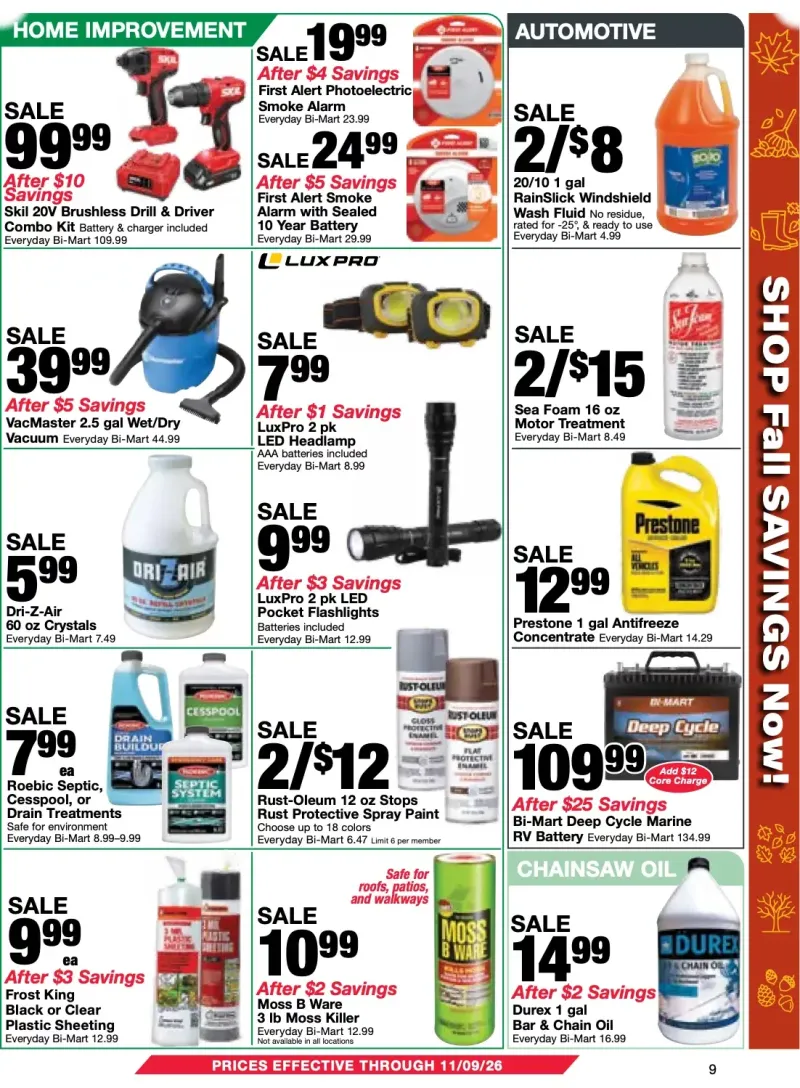 BI-MART weekly ad Oct 27 – Nov 29, 2026 – page 9
