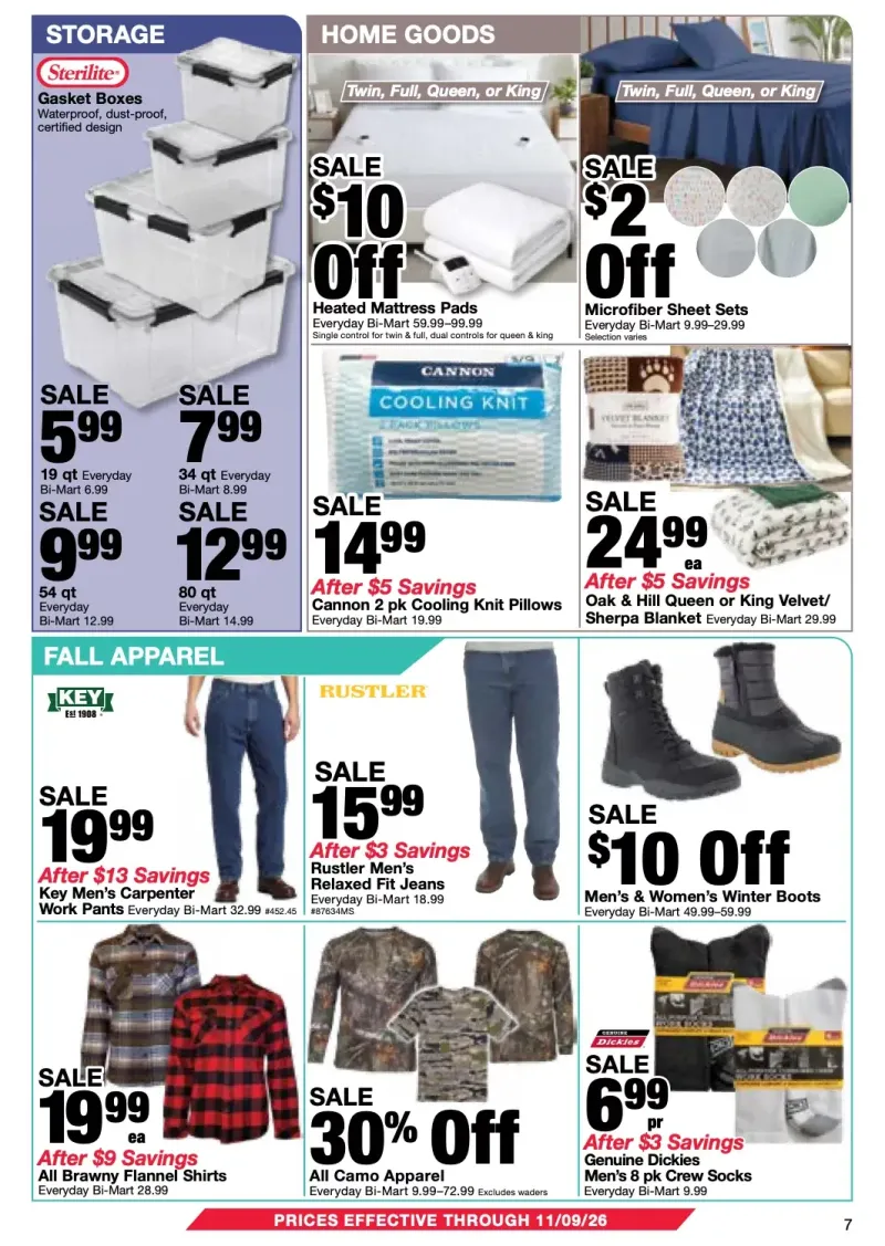 BI-MART weekly ad Oct 27 – Nov 29, 2026 – page 7
